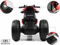 RiverToys Детский трицикл X222XX красный