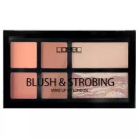 Lamel Professional Палетка румян и хайлайтеров Blush & Strobing