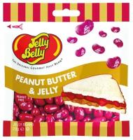 Конфеты Jelly Belly Peanut Butter & Jelly арахисовое масло и желе 70 гр