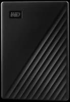 Внешний жесткий диск WD My Passport 4TB, 2.5", USB 3.0, черный, WDBPKJ0040BBK- WESN