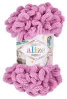 Пряжа Alize Puffy, 100 г, 9 м, 1 шт., 98 розовый 9 м