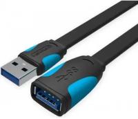 Кабель-удлинитель Vention USB 3.0 AM/AF - 2 м плоский