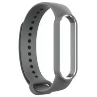 AVA ремешок силиконовый, для фитнес трекера Xiaomi Mi Band 5, темно-серый