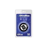 Флешка OltraMax 50 64 ГБ, 1 шт., black