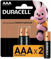 Батарейка AAА щелочная Duracell LR3-20(10*2)BL Basic отрывные