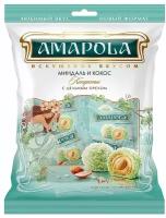 Конфеты Amapola вафельные глазированные кокосовые миндаль и кокос, 120г