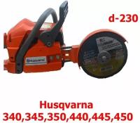 Насадка Болгарка d-230 для бензопил Husqvarna 340,345,450