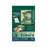 Бумага Lomond A4 Self-Adhesive Universal Paper 2101115 70 г/м², 50 л, 12 эт, белый