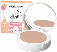 Пудра компактная фиксирующая "Alvin D'or" "Eclat Naturel" A LA FRENCH, 10g