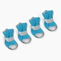 Ботинки для собак "Комфорт" дышашие, размер 1 (4, 0 х 3, 3 см), синие