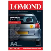 Фотобумага с магнитным слоем глянцевая LOMOND Magnetic A4, 660 г/кв. м, 2 листа