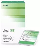 Контактные линзы Clear 58 R8.7 на месяц +450 6 шт