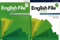 English file Intermediate (4th edition) Student's Book + Workbook +DVD