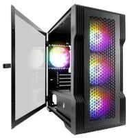 Корпус microATX 1stPlayer TRILOBITE T3 Без БП чёрный