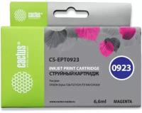 Картридж струйный Cactus CS-EPT0923 T0923 пурпурный (6.6мл) для Epson Stylus C91/CX4300/T26/T27/TX10