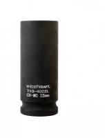 Головка торцевая ударная глубокая WIEDERKRAFT 1/2", 6 гр. 22 мм WDK-710-4022L