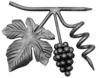 Кованое изделие "Кисть винограда", (155х122)