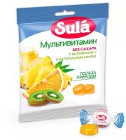 Леденцы Sula Мультивитамин без сахара, 60г