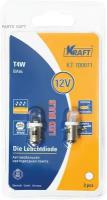 Лампа Светодиодная 12v T4w 4w Ba9s Kraft 2 Шт. Картон Kt700071 Kraft арт. KT700071