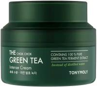 Увлажняющий крем для лица с экстрактом зеленого чая TonyMoly The Chok Chok Green Tea Intense Cream 60ml