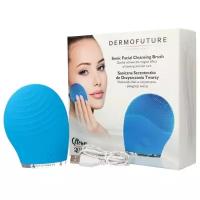 DermoFuture Щетка для лица Sonic Facial Cleansing Brush, синяя