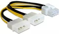 Разветвитель питания Cablexpert, 2хMolex->PCI-Express 8pin, для подключения в/к PCI-Е(8pin)
