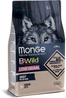 Сухой корм Monge Dog BWild Low Grain низкозерновой из мяса гуся для взрослых собак всех пород 2,5 кг Monge 8009470012102