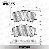 Колодки Тормозные (Смесь Ceramic) C4 14-/C-Elysee 12-/Peugeot 301 12-/308 13- Передние (Trw Gdb1992) E500528 Miles арт. E500528