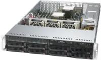 Supermicro SYS-620P-TRT Серверная платформа (2U, 2 x LGA4189, Intel C621A, 16 x DDR4, 8 x 3.5" SATA, 2x10 Gigabit Ethernet (10 Гбит/с), 1200 Вт)