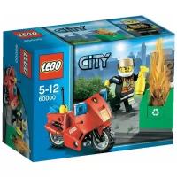 LEGO City 60000 Пожарный на мотоцикле, 40 дет