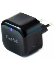 Сетевая зарядка 1хUSB, Type-C FaisON C-101, Cube, 3.0A, 20Вт, PD, QC, цвет: чёрный