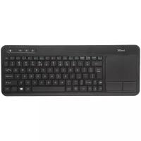 Клавиатура Trust Veza Wireless Keyboard with touchpad Black USB