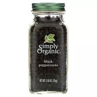 Simply Organic, Органические зерна Черного перца, 75 г (2.65 унций)