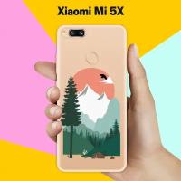 Силиконовый чехол на Xiaomi Mi 5X Горы / для Сяоми Ми 5 Икс