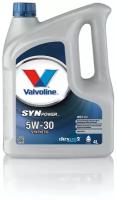 Моторное масло Valvoline SYNPOWER MST C3 SAE 5W-30 4л