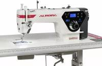 Прямострочная промышленная швейная машина Aurora H1 со столом Aurora