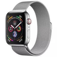 Часы Apple Watch Series 4 GPS + Cellular 40mm Stainless Steel Case with Milanese Loop