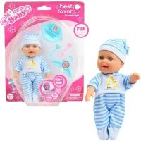 Пупс Junfa Micro Baby 15 см мальчик в костюмчике 2805A/мальчик