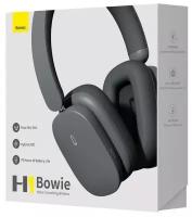 Наушники беспроводные полноразмерные Baseus H1 Bowie, NGTW230013, черные