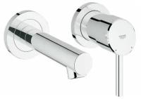 GROHE 19575001Concetto New Смеситель для раковины на 2 отверстия, настенный 19575001