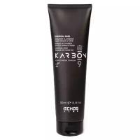 Угольная маска для волос, страдающих от химических процедур и стресс-факторов KARBON 9 Echos Line 300 мл