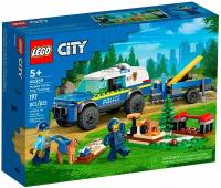 Конструктор LEGO City 60369 Дрессировка собак мобильной полиции, 197 деталей, 5+