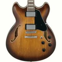 Полуакустическая гитара Ibanez AS73 Sunburst tobacco brown