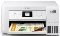 МФУ струйное Epson L4266, A4, Wi-Fi, дуплекс, белый