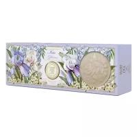 Fiori Dea Мыло кусковое Iris e glicine, 3 шт., 125 г