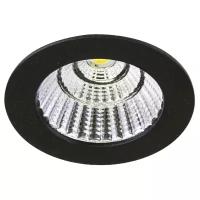Спот Lightstar Soffi 11 212417, LED, 7 Вт, 3000, теплый белый, цвет арматуры: черный, цвет плафона: черный