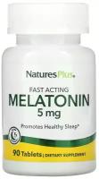 NaturesPlus Melatonin 1 mg Fast Acting (Мелатонин 1 мг быстрого действия) 90 таблеток (NaturesPlus)