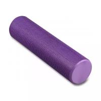 Ролик массажный для йоги INDIGO Foam roll IN022 Фиолетовый 60*15 см