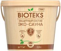 Состав защитный Текс Bioteks Эко-Сауна для бань и саун бесцветный 0,9 л