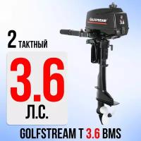 Бензиновый лодочный мотор Golfstream T 3.6 BMS (завод PARSUN) (2-х тактный)